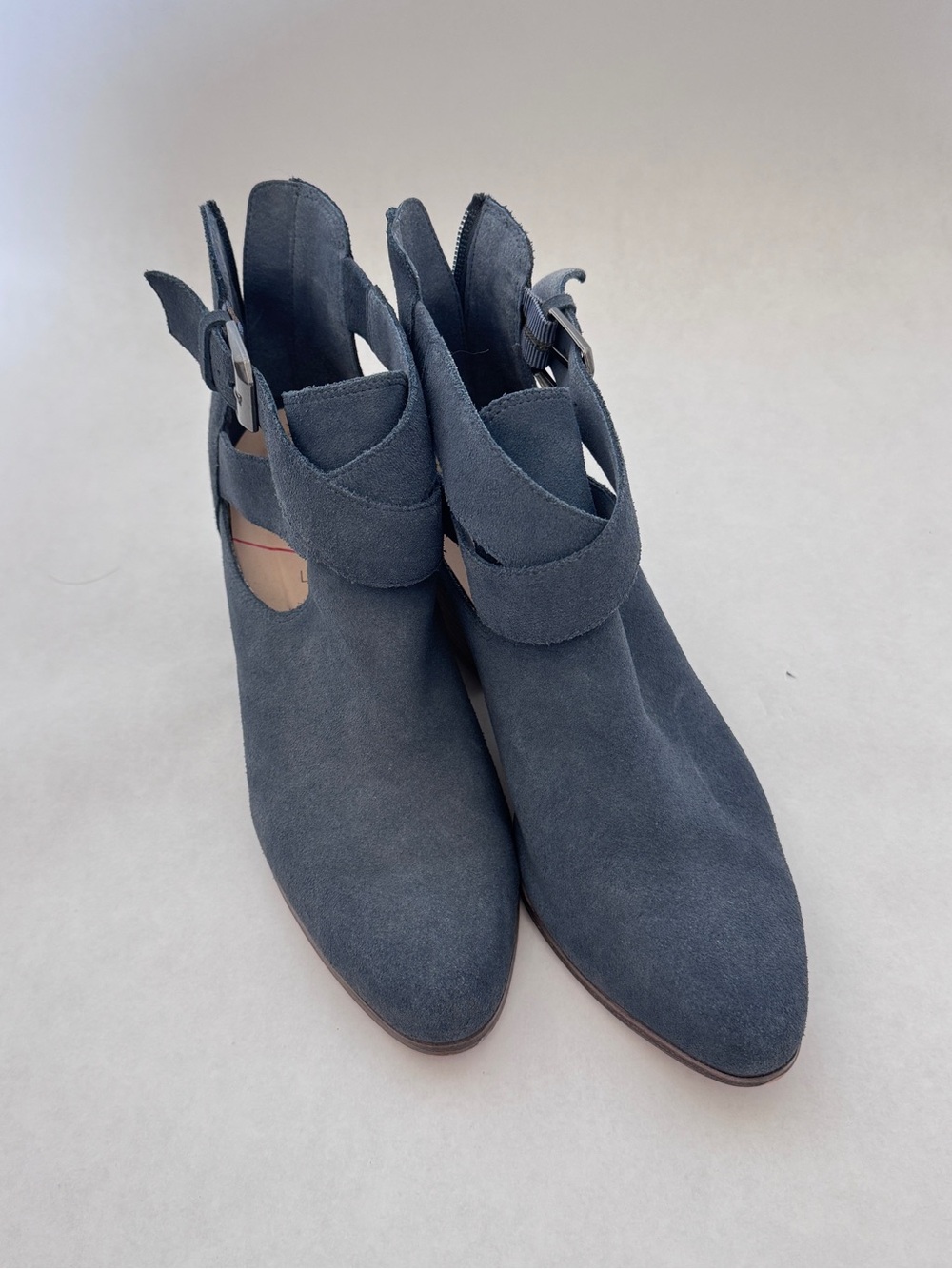 Sole Society blue Suede Booties sz9
